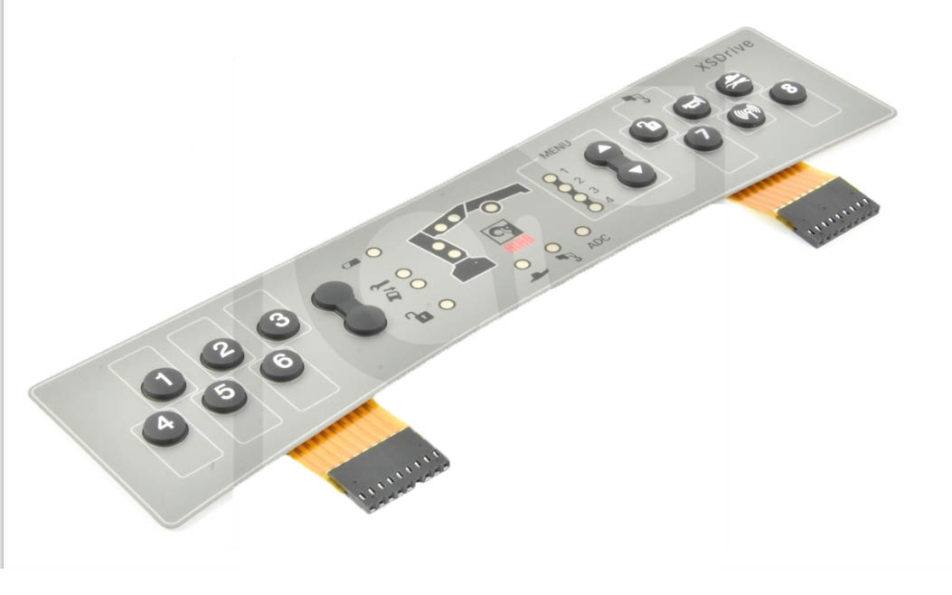 Panel de membrana para mando   Hiab XS Drive 